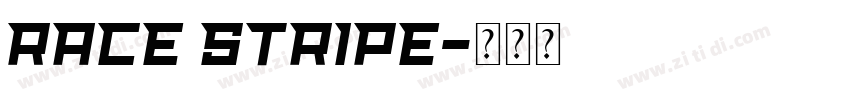 race stripe字体转换
